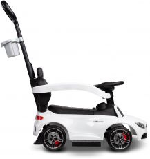 Машинка для катання Caretero (Toyz) Mercedes AMG C63 з батьківською ручкою White